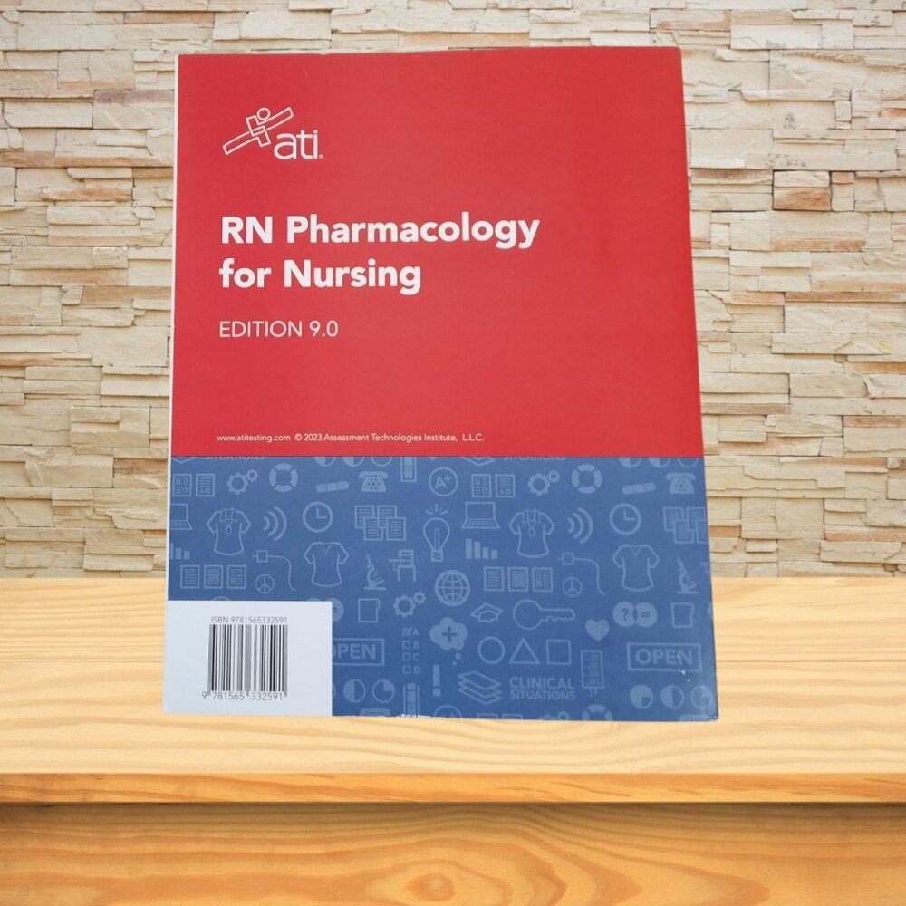 RN Pharmacology for Nursing Edition 9.0 ATI - Used - Creased Cover - Fast Shippi - Picture 9 of 9